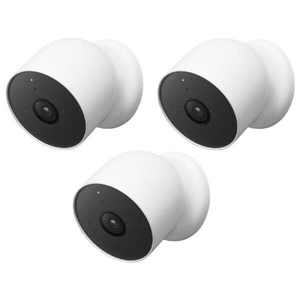 Google Nest Cam Battery-Powered Outdoor/ Indoor 3 Pack