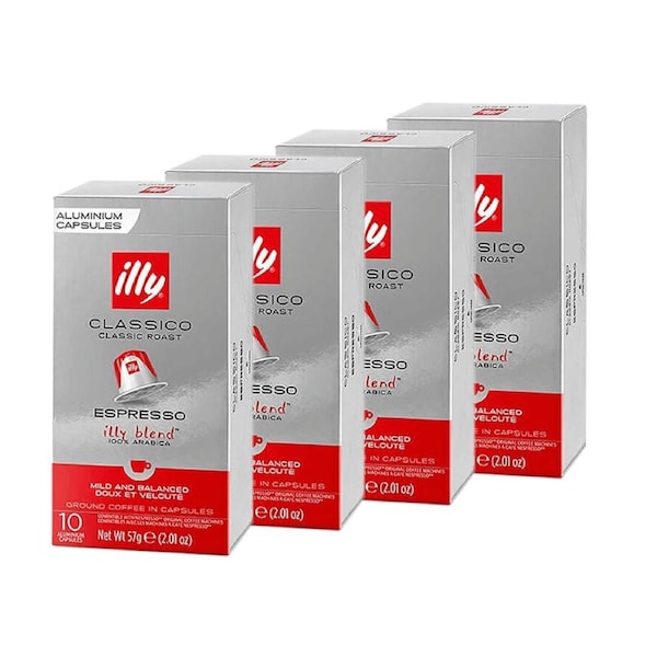 Illy Classico Classic Roast Espresso Capsules 40 Count