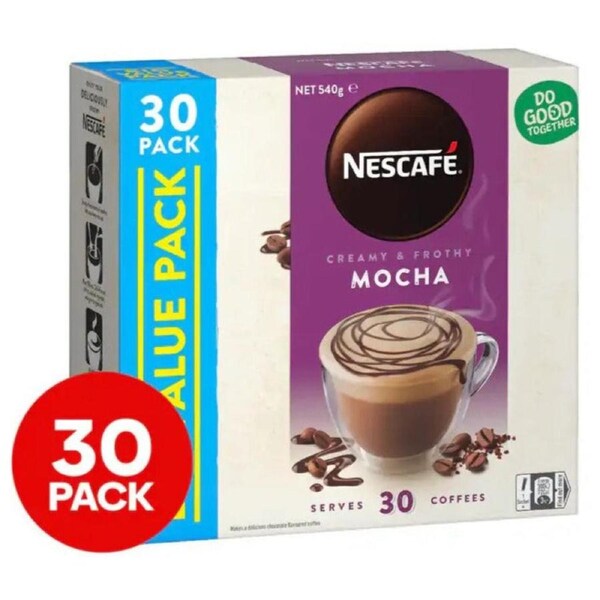 Nescafe Instant Coffee Sachets Mocha 30pk
