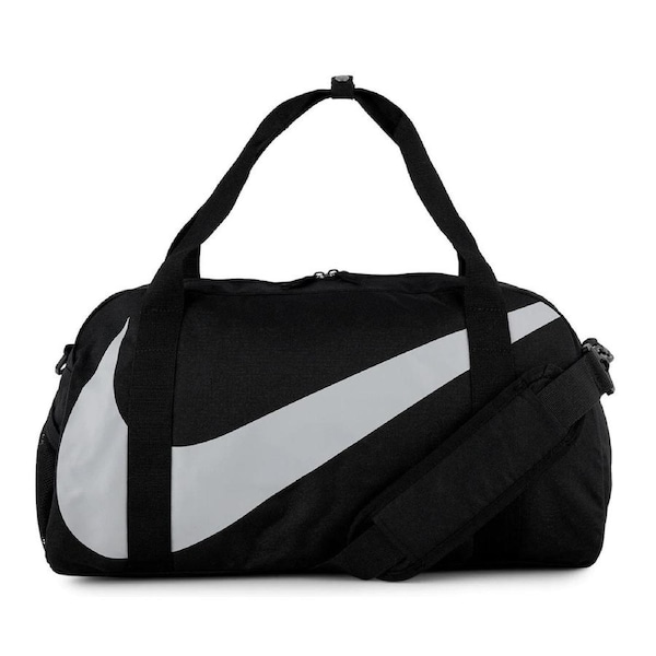 Nike 26L Kids' Nike Gym Club Duffle Bag - Black/Wolf Grey
