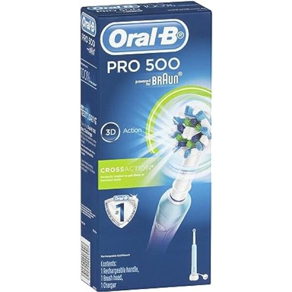 Oral B CROSSACTION PRO 500 Rechargeable Electric Toothbrush