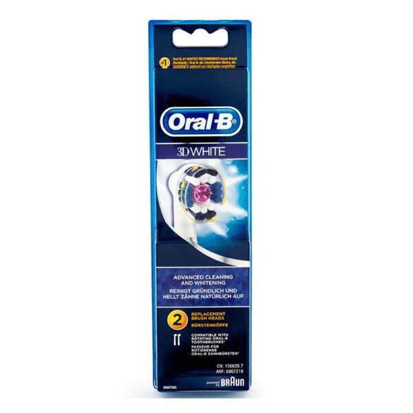 Oral-B 3D White Replacement Brush Heads 2pk