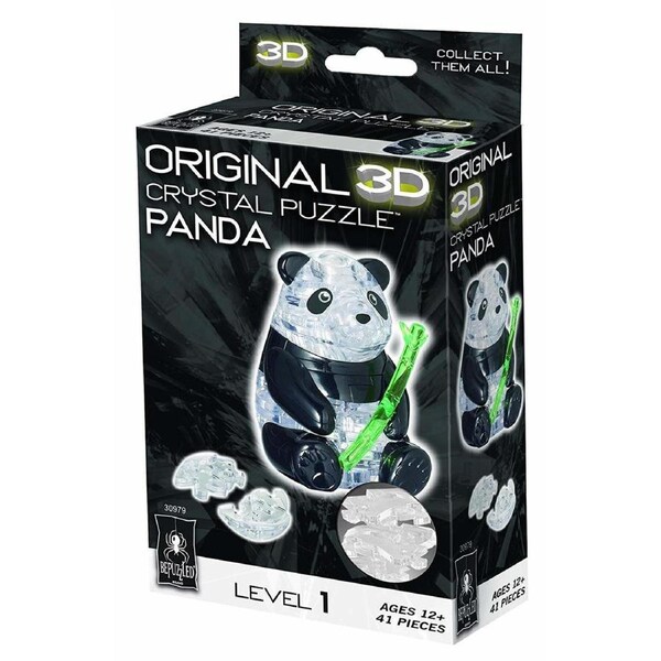 3D 2 x Pandas Crystal Puzzle