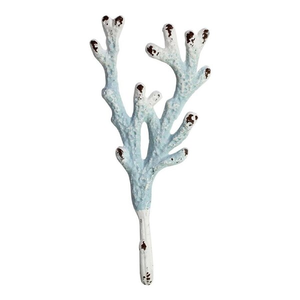 Metal 21cm Coral Hook Wall Mounted Clothes/Bag Holder/Hanger Home Decor Sky
