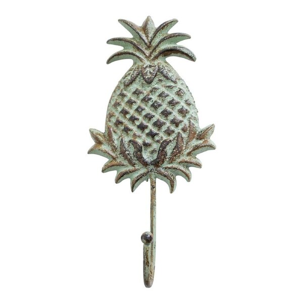 Cast Iron 20.5cm Antique Pineapple Hook Wall Mounted Clothes Hanger Home Decor