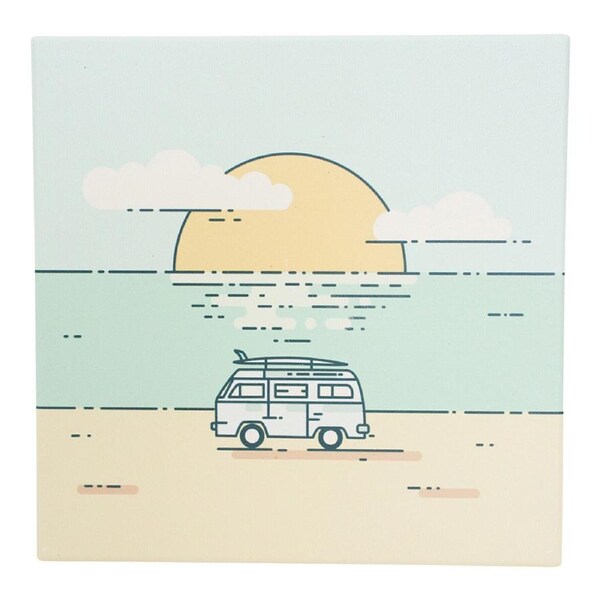 Ceramic Cork 20cm Trivet Mat Table Protector Square Pot Holder Pad Escape 1