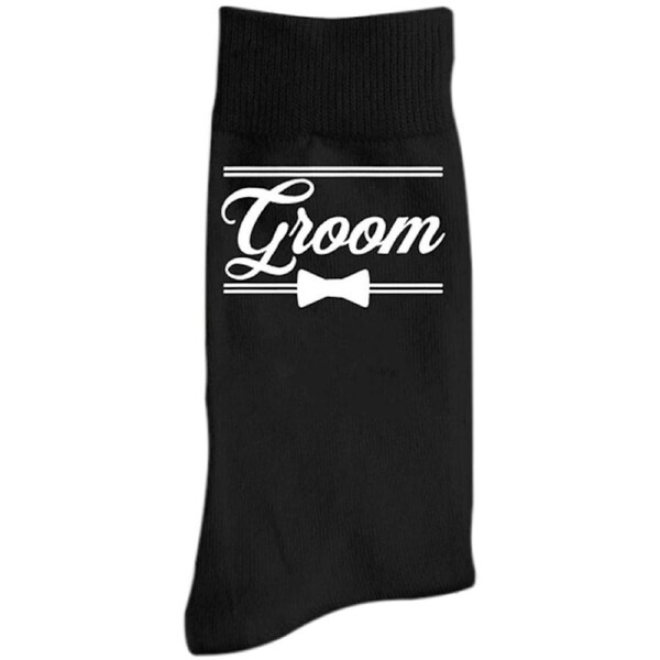Wedding Socks Groom Gift Present Black Bridal Party Accessories Bucks Stag Night