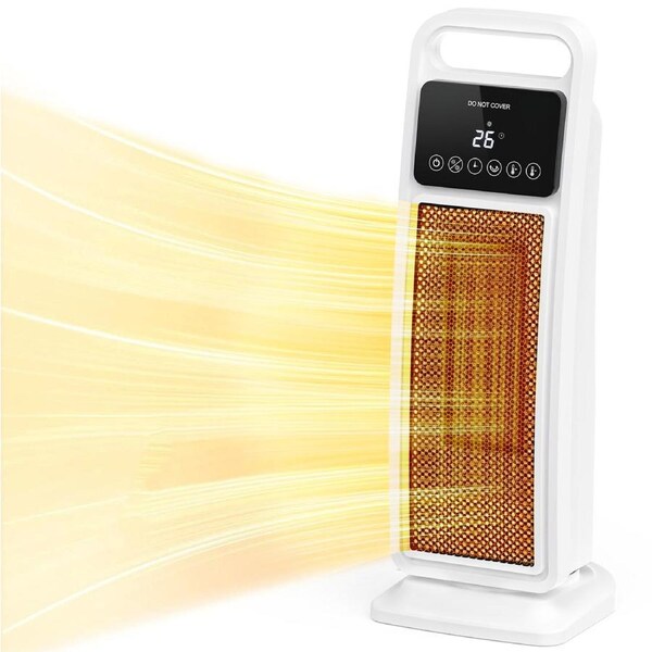 ADVWIN 1400/2000W Tower Ceramic Fan Heater, Space Heater with Remote Control Suitable for Home and Office