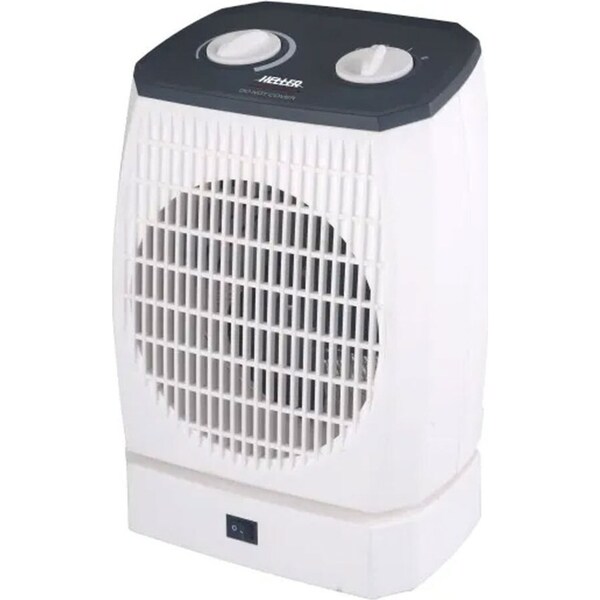 Heller Home Powerful Portable Oscillating Upright Fan Heater 1000/2000W