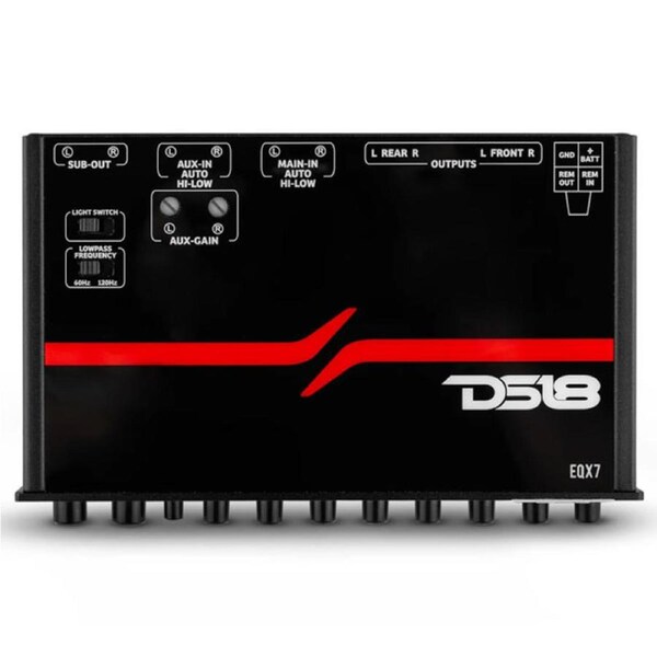 DS18 EQX7 7-Band Equalizer w High Level Input