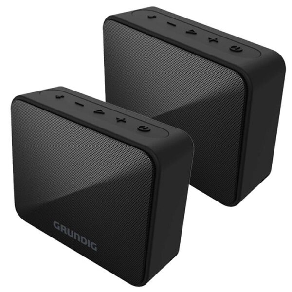 Grundig Bluetooth Speaker Solo - Black (2PK)