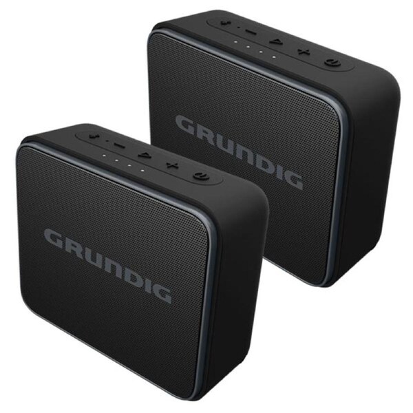Grundig Bluetooth Speaker Jam - Black (2PK)