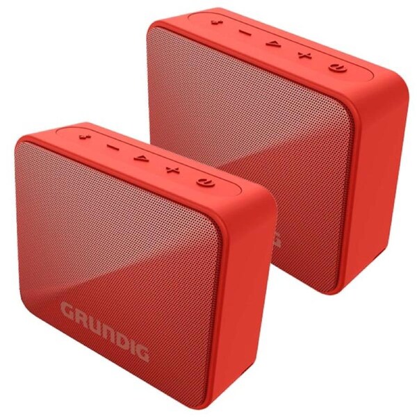 Grundig Bluetooth Speaker Solo - Red (2PK)