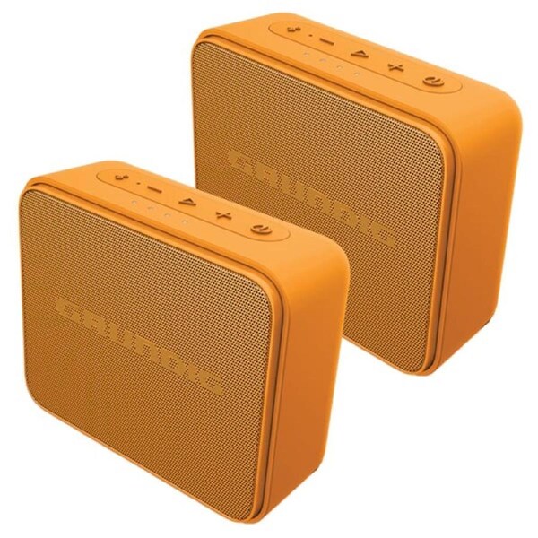 Grundig Bluetooth Speaker Jam - Orange (2PK)