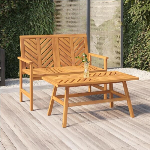 Garden Bench 109 cm Solid Wood Acacia vidaXL