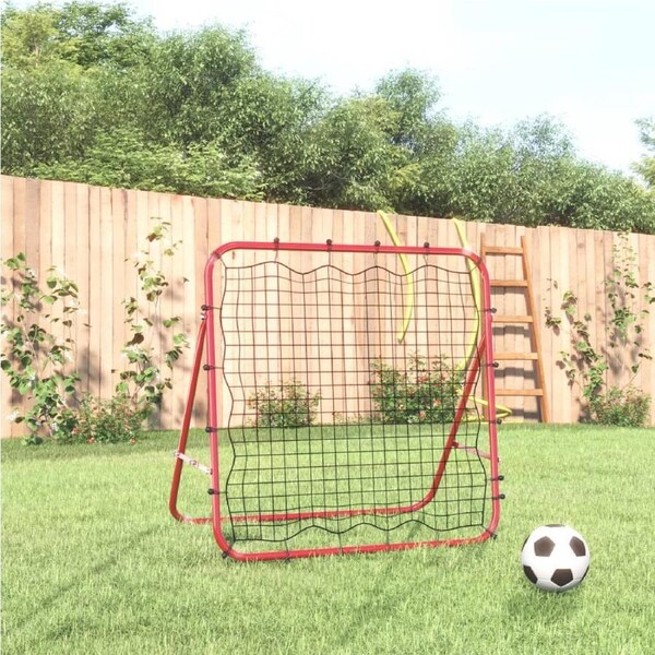 Adjustable Football Kickback Rebounder 96x80x96 cm Steel and PE vidaXL