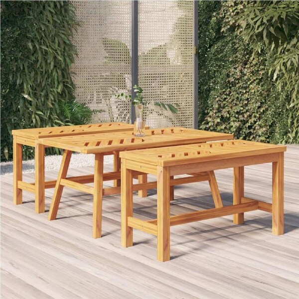 Coffee Table 100x50x45 cm Solid Wood Acacia vidaXL