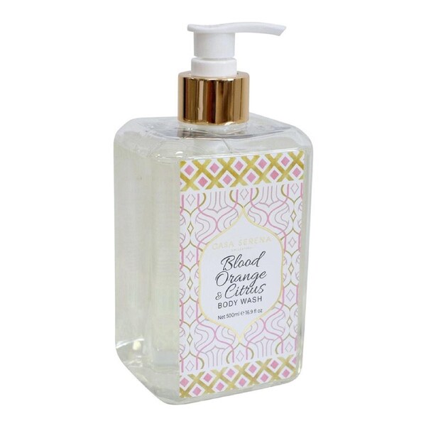 Casa Serena 500ml Body Wash Liquid Shower Bath Scent Soap Blood Orange & Citrus