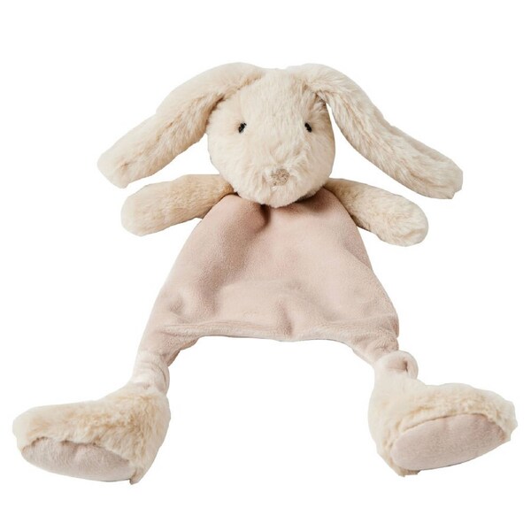 Jiggle & Giggle Polyester 31cm Bunny Comforter Soft Plush Sensory Toy 0m+ Beige