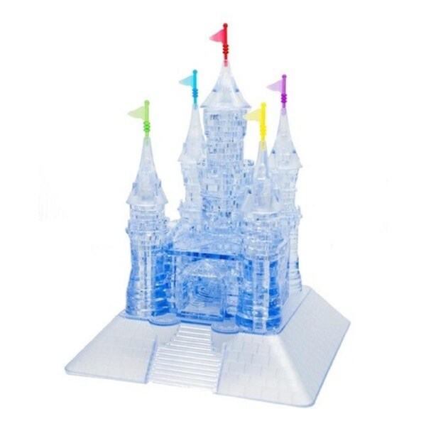 3D Dark Blue Grand Castle Crystal Puzzle