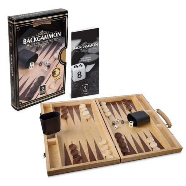 Smart Brain 38cm Backgammon Board Game