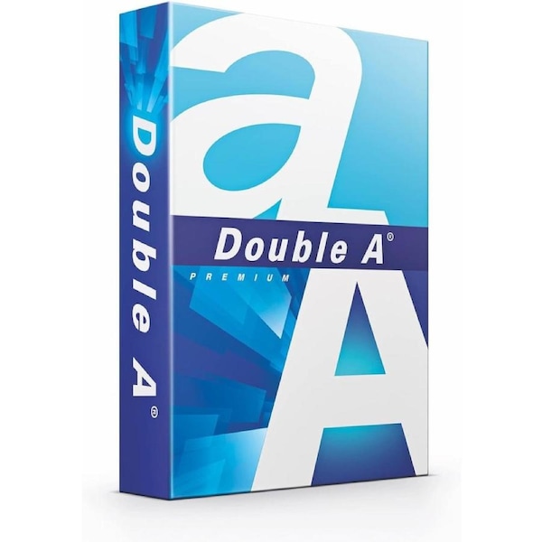 Double A, A4 Ream Paper, A4 80 GSM, 1 Ream, 500 Sheets, White