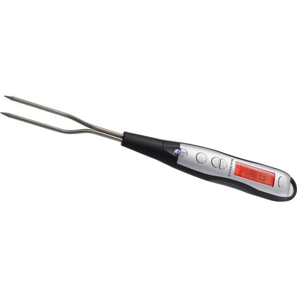 Maverick BBQ Meat Fork Digital Thermometer with Light Black/Silver - 38x4x3cm