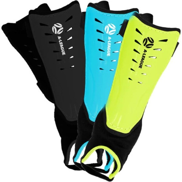 Hyundai A-League HAL Sock Slip In Soccer Shin Guards Football Pads - Assorted Colour