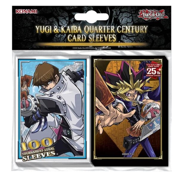 Yu-Gi-Oh! TCG Yugi and Kaiba Quarter Century Card Sleeves