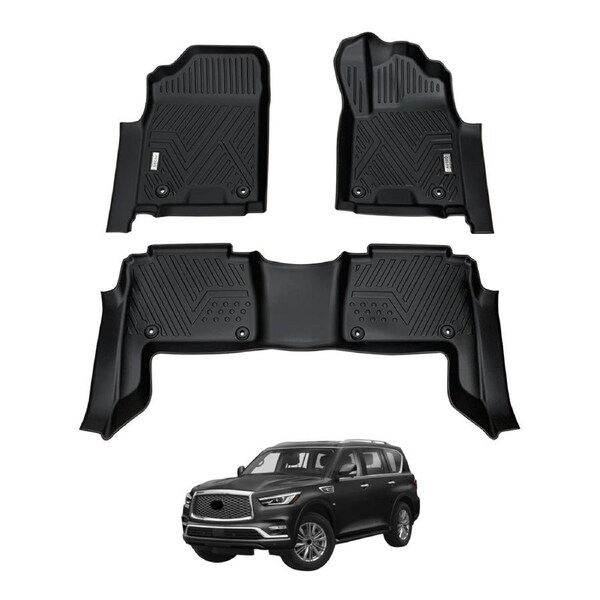 5D Car Floor Mats for Infiniti QX80 Z62 2015-2019