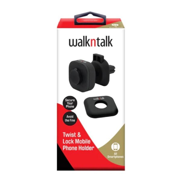 Walk N Talk Twist and Lock Mobile Phone Holder