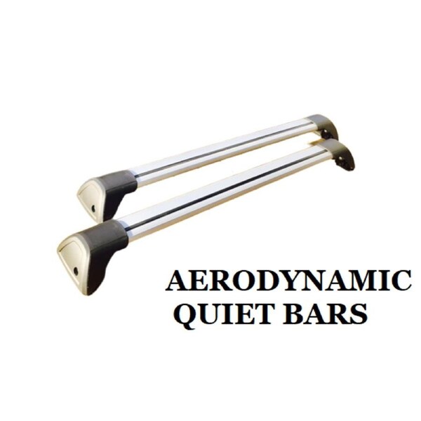 2x Roof racks for MG ZS 2017-2024 AERODYNAMIC Cross bars