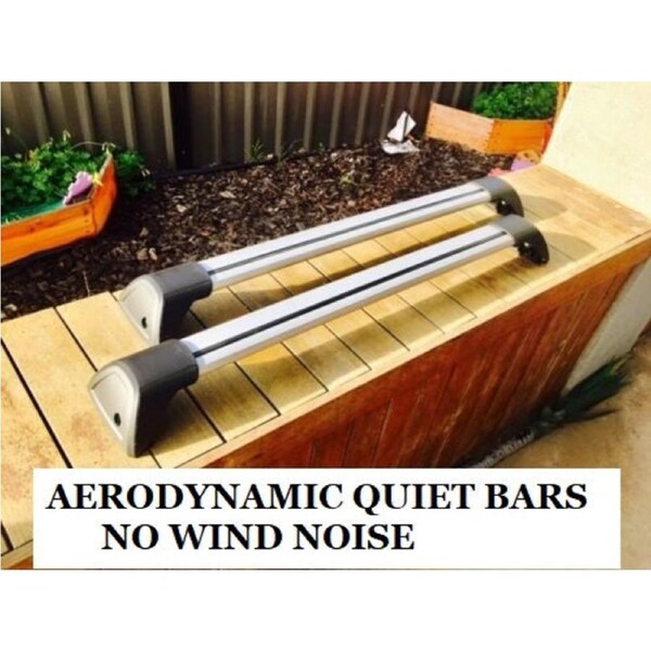 2x Roof racks for Porsche Cayenne 2010-2018 AERODYNAMIC Cross bars