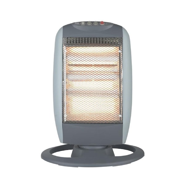 Lenoxx 1200W Halogen Heater with Wide Angle Oscillation