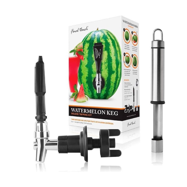 Winex Watermelon Juice Cocktail Party Keg Fruit Tapping Kit w/Coring Tool