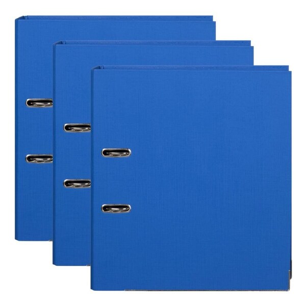 3x Marbig PE Lever Arch File Folder A4 Document Filing Organiser Holder Marine