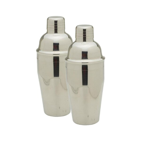 2PK Barpro 550ml Stainless Steel Bar/Cocktail Martini Mixer Shaker w/Strainer