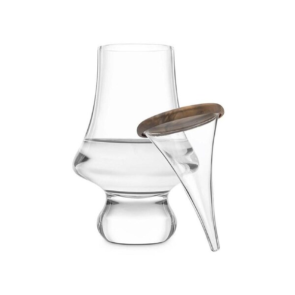 Final Touch Whisky Connoisseur Water Dropper & Glass Decanter/Taster Set