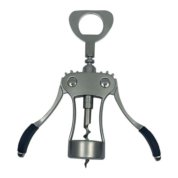 Barpro Stainless Steel Deluxe Winged Wine Bottle Corkscrew Remover/Opener