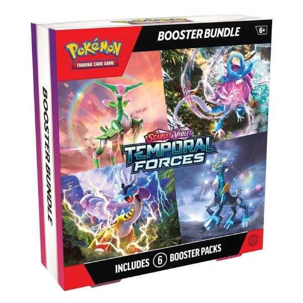 Scarlet & Violet Temporal Forces Booster Bundle POKEMON TCG