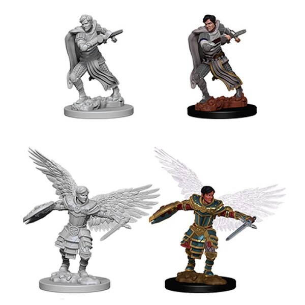 D&D Nolzurs Marvelous Unpainted Miniatures Male Aasimar Fighter