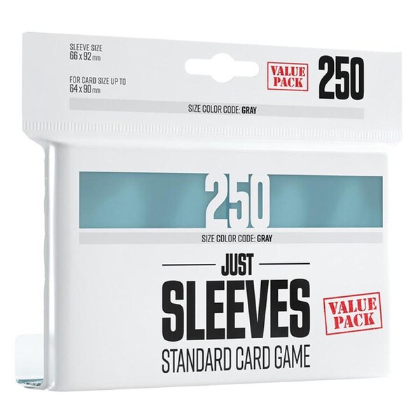 Gamegenic Just Sleeves Value Pack Clear 250ct