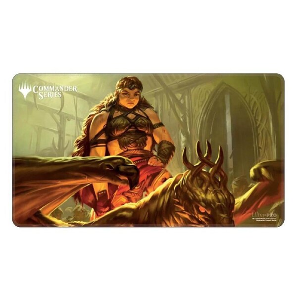ULTRA PRO Magic: The Gathering - PLAY MAT - Commander Series Mono Color - Magda Stitched Edge Playmat