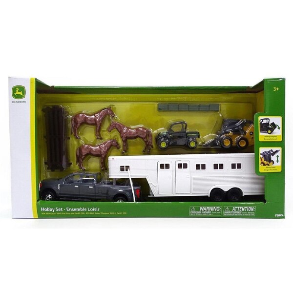 1:32 John Deere Hobby Set with Gator and Skid Steer