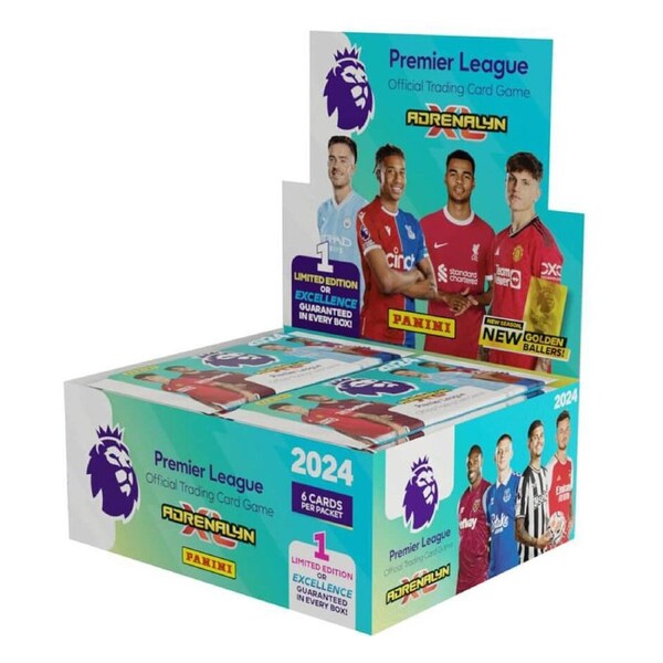 PANINI Adrenalyn 2023/2024 EPL Soccer Cards Box