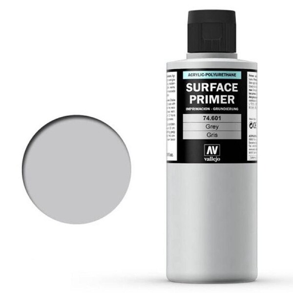 Vallejo Surface Primer - Colour Grey 200ml