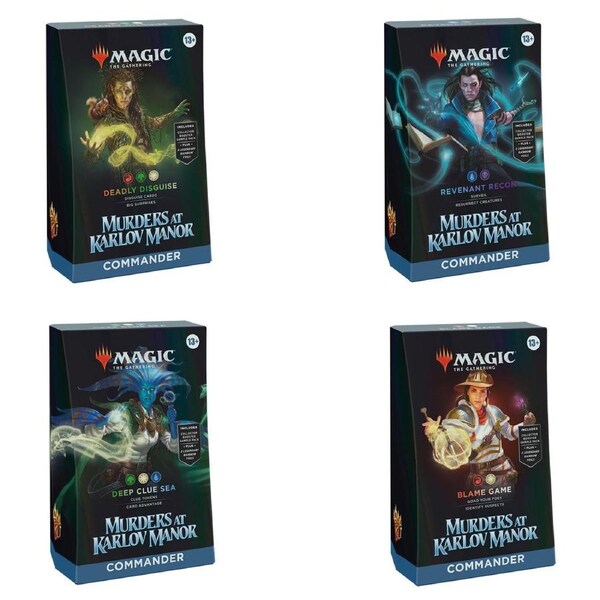 Magic Murders at Karlov Manor Commander Decks (Set of 4)