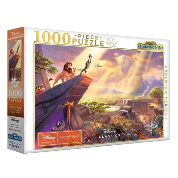 Harlington Thomas Kinkade Disney The Lion King 1000 Piece Puzzle
