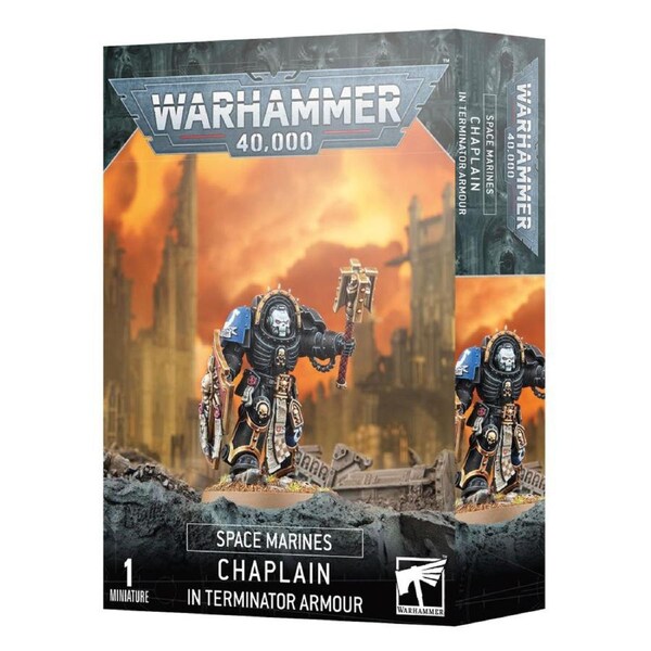 Warhammer 40K Space Marines Chaplain in Terminator Armour