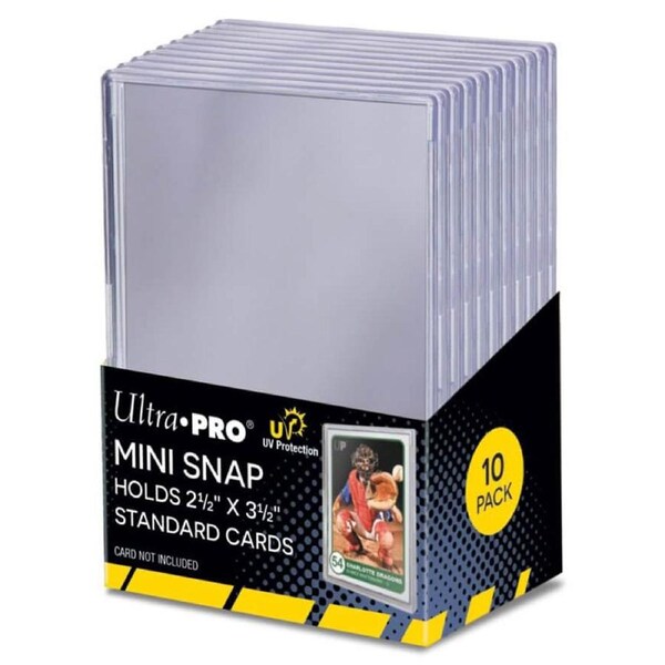ULTRA PRO Card Holder - Mini Snap Card Holder 10PK - Holds (63.5 mm x 88.9 mm)